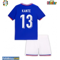 Frankreich Kante #13 Heimtrikotsatz Kinder EM 2024 Kurzarm (+ Kurze Hosen)